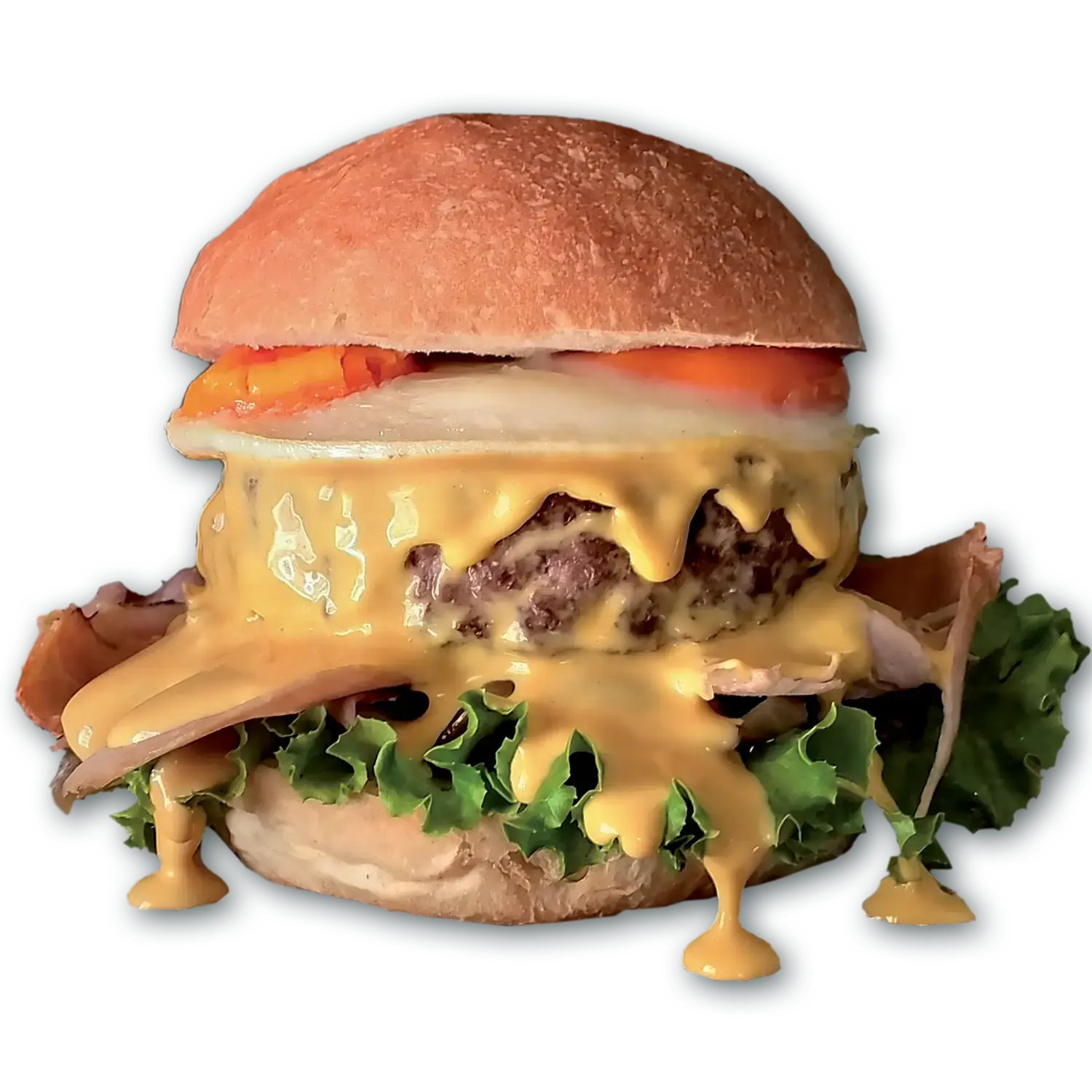 Un succoso hamburger